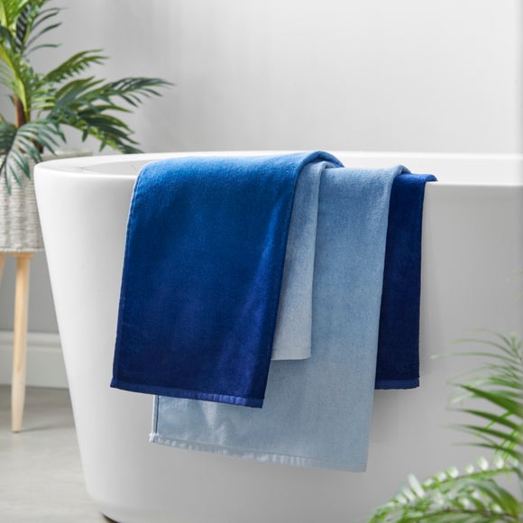 Ombre Blue Cotton Towel - image 1