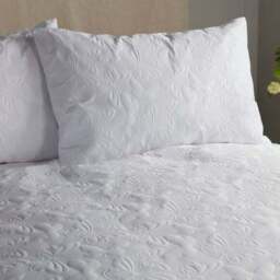 Serene Butterfly Garden White Duvet Cover and Pillowcase Set - thumbnail 2