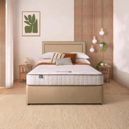 Silentnight Divan Bed With Malvern Fabric Headboard and 800 Pocket Sprung Mattress - thumbnail 2