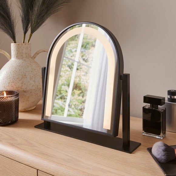 Arched Light Up Dressing Table Mirror - image 1