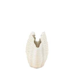 Ribbed Shell Ceramic Vase - thumbnail 5