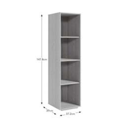 Kaya Modular 1x4 Cube Bookcase - thumbnail 6