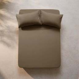 100% Egyptian Cotton 220 Thread Count True Grip® Fitted Sheet - thumbnail 5