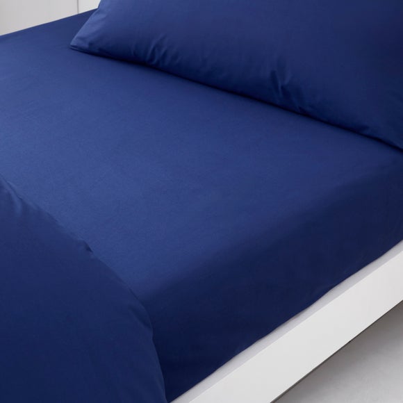Set of 2 Pure Cotton Fitted Bed Sheets - image 1