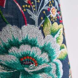 Jasmine Floral Easy Fit Tapered Lamp Shade - thumbnail 3