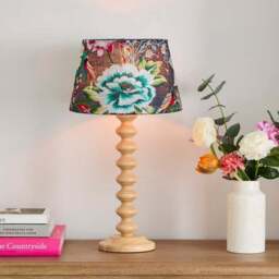 Jasmine Floral Easy Fit Tapered Lamp Shade - thumbnail 4