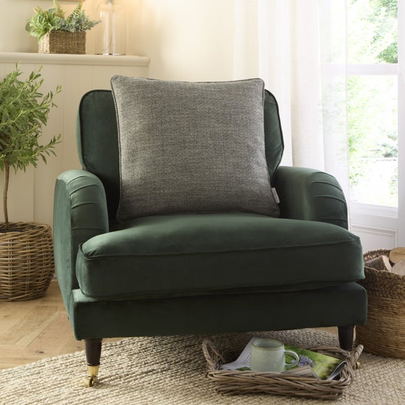 Churchgate Swithland Herringbone Square Cushion Cover - image 1