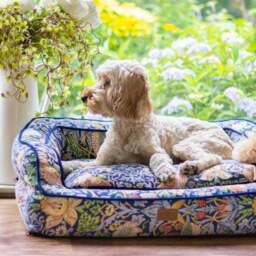 Morris & Co Strawberry Thief Sofa Dog Bed - thumbnail 6