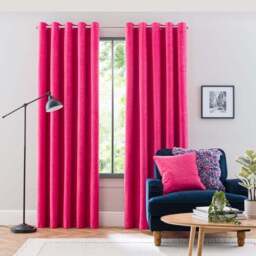 Genoa Chenille Blackout Eyelet Curtains - thumbnail 2