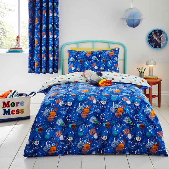 Cosmic Space Duvet Cover and Pillowcase Set - image 1