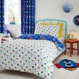 Cosmic Space Duvet Cover and Pillowcase Set - thumbnail 4