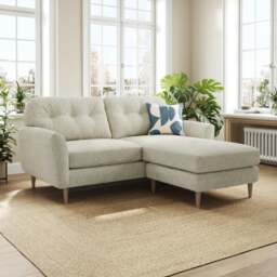 Sven Chunky Chenille Reversible Corner Chaise Sofa - thumbnail 1