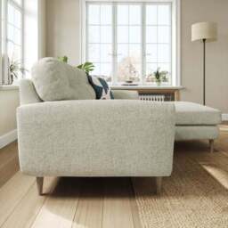 Sven Chunky Chenille Reversible Corner Chaise Sofa - thumbnail 2