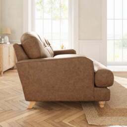 Martha 3 Seater Arizona Faux Leather Sofa - thumbnail 3