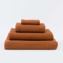Organic Cotton Reversible Waffle Towel - thumbnail 3