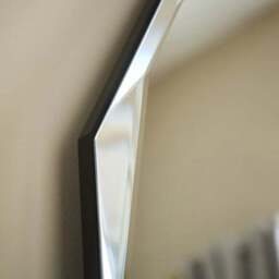 Livia Luxe Bevelled Edge Oval Full Length Wall Mirror - thumbnail 2