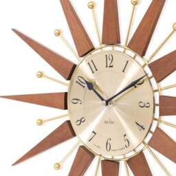 Acctim Wolcott Wooden Wall Clock - thumbnail 4