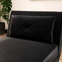 Phoebe Velvet Single Chair Bed - thumbnail 4