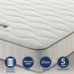 Silentnight Medium Firm 800 Pocket Mattress - thumbnail 1