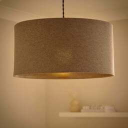 Luna Shallow Drum Lamp Shade - thumbnail 2