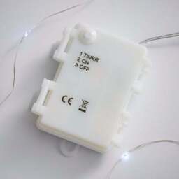 Micro 200 LED Silver Indoor String Lights - thumbnail 3