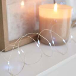 Micro 200 LED Silver Indoor String Lights - thumbnail 2