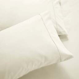 Dorma Crisp & Fresh 400 Thread Count Egyptian Cotton Percale Standard Pillowcase - thumbnail 2
