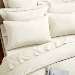 Dorma Crisp & Fresh 400 Thread Count Egyptian Cotton Percale Standard Pillowcase - thumbnail 1
