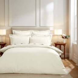 Dorma Crisp & Fresh 400 Thread Count Egyptian Cotton Percale Standard Pillowcase - thumbnail 5