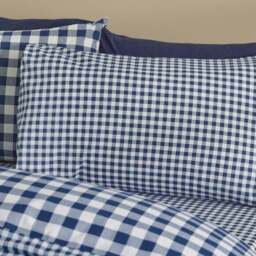 Catherine Lansfield Bamford Gingham Check Polycotton Duvet Cover & Pillowcase Set - thumbnail 2
