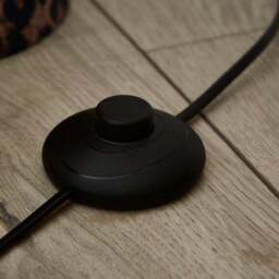 Leopard Print Fabric Floor Lamp - thumbnail 4