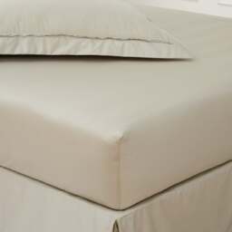 Dorma Luxurious & Silky 500 Thread Count 100% Cotton Sateen Fitted Sheet - thumbnail 1