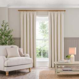 Luna Brushed Pencil Pleat Curtains (Blackout Available) - thumbnail 2
