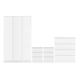 Walker Triple Wardrobe Bedroom Furniture Set