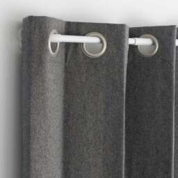 Room Darkening Extendable Metal Eyelet Curtain Pole - thumbnail 3