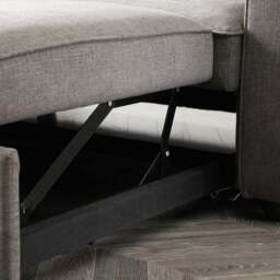 Kayden Woven Reversible Trundle Corner Double Sofa Bed - thumbnail 6