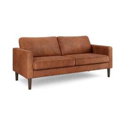 Jacob Faux Leather 3 Seater Sofa - thumbnail 6