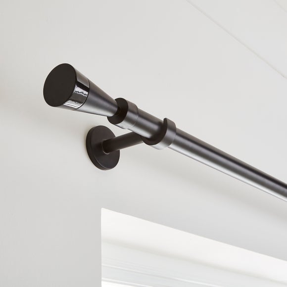 Flute Extendable Metal Eyelet Curtain Pole - image 1