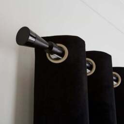 Flute Extendable Metal Eyelet Curtain Pole - thumbnail 4