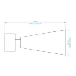 Flute Extendable Metal Eyelet Curtain Pole - thumbnail 6