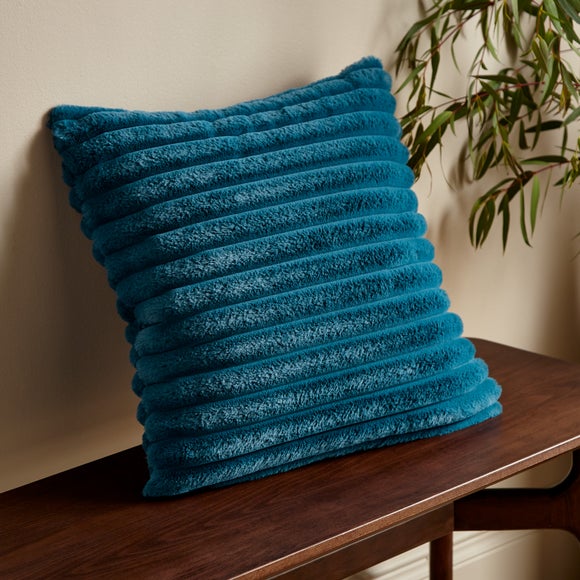Catherine Lansfield Cosy Ribbed Square Cushion - image 1
