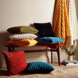 Catherine Lansfield Cosy Ribbed Square Cushion - thumbnail 5