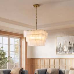 Everly 6 Light 3 Tier Adjustable Pendant Light - thumbnail 1