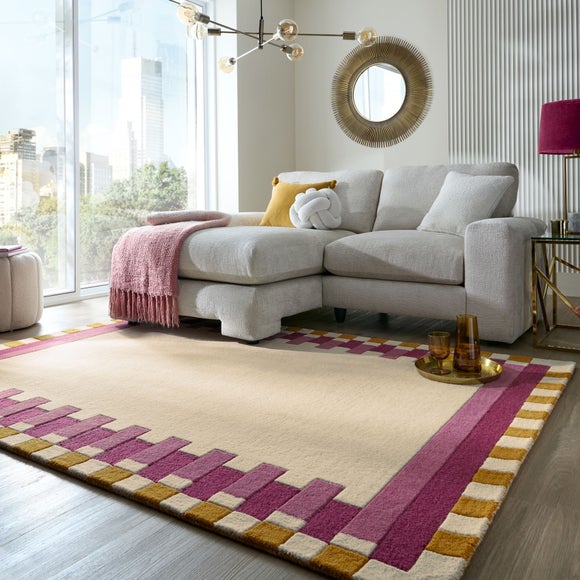 Kai Wool Border Rug - image 1