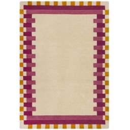 Kai Wool Border Rug - thumbnail 5