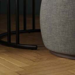 Bryant Upholstered Pouffe Coffee Table Nest - thumbnail 5