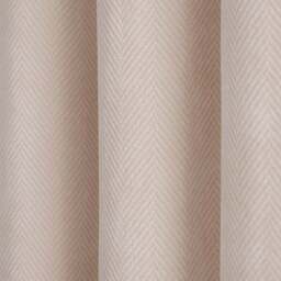 Soft Chenille Herringbone Eyelet Curtains - thumbnail 3