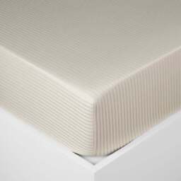 Hotel Cotton Stripe 400 Thread Count Grip Fitted Sheet - thumbnail 2