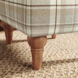 Charnwood Checked Storage Footstool - thumbnail 5