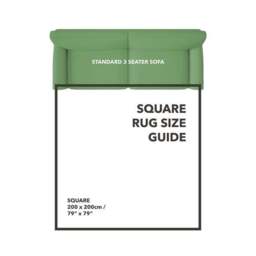Cosy Soft Shaggy Square Rug - thumbnail 6